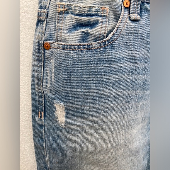 HABITUAL Midi Denim Blue Skirt - Picture 3 of 13